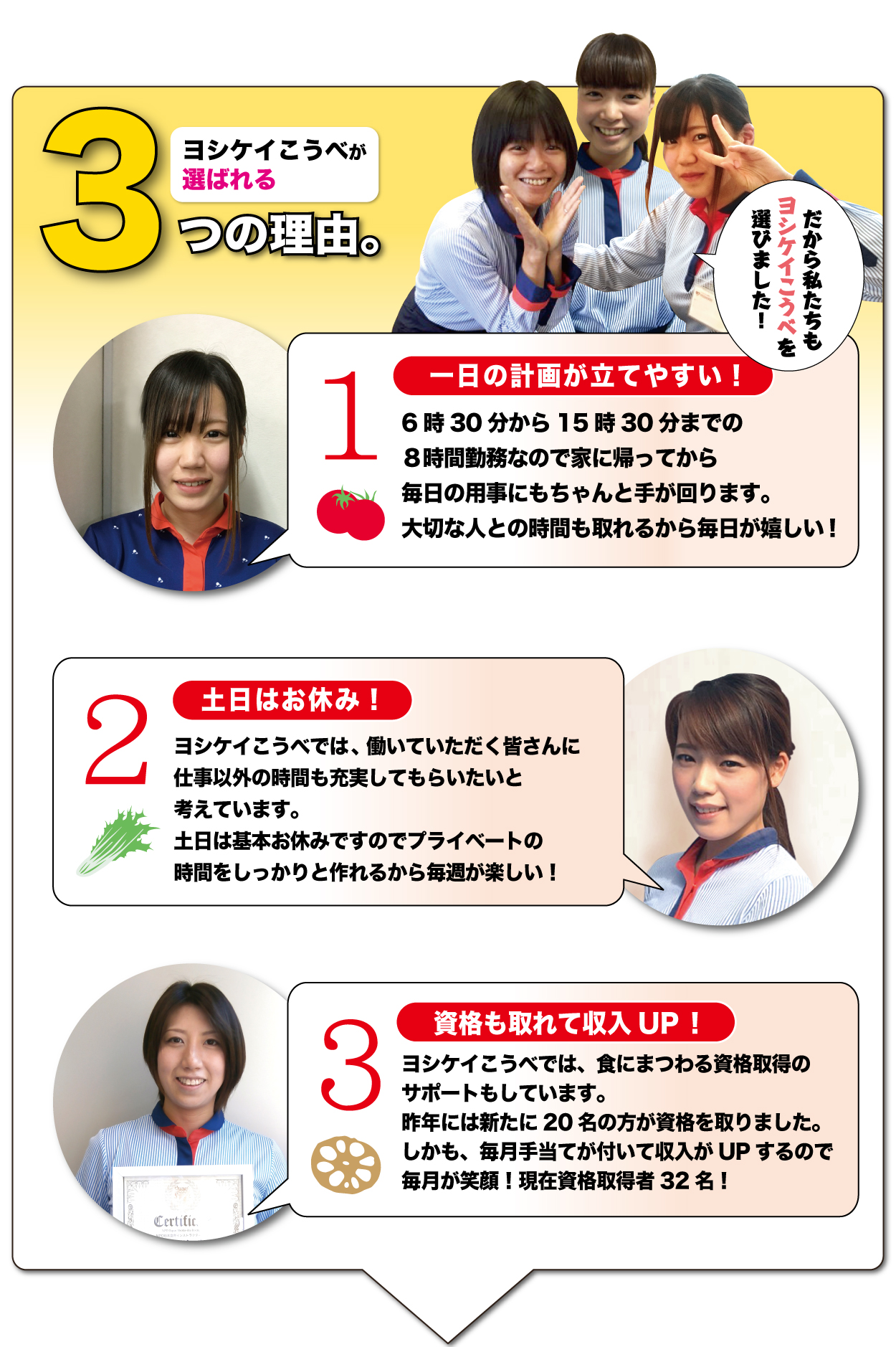 選ばれる理由